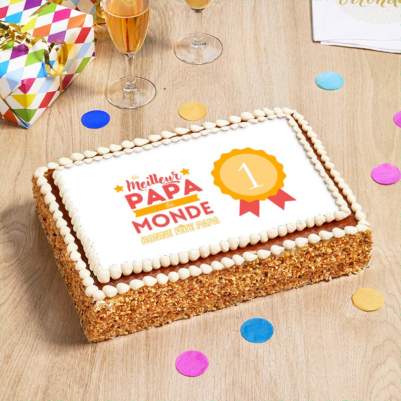 gateau fête des pères meilleur papa